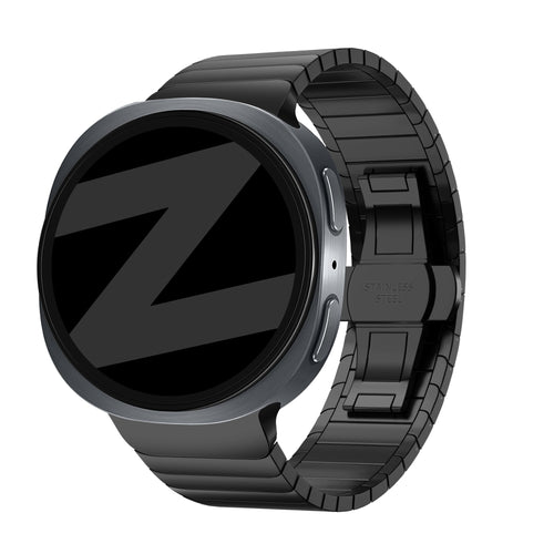 Bandz Correa acero 'One Bead' Samsung Galaxy Watch 8 Classic (negro)