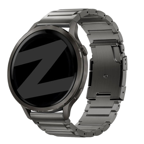 Bandz Garmin D2 Air X15 Titanium Link Strap (Graphite)