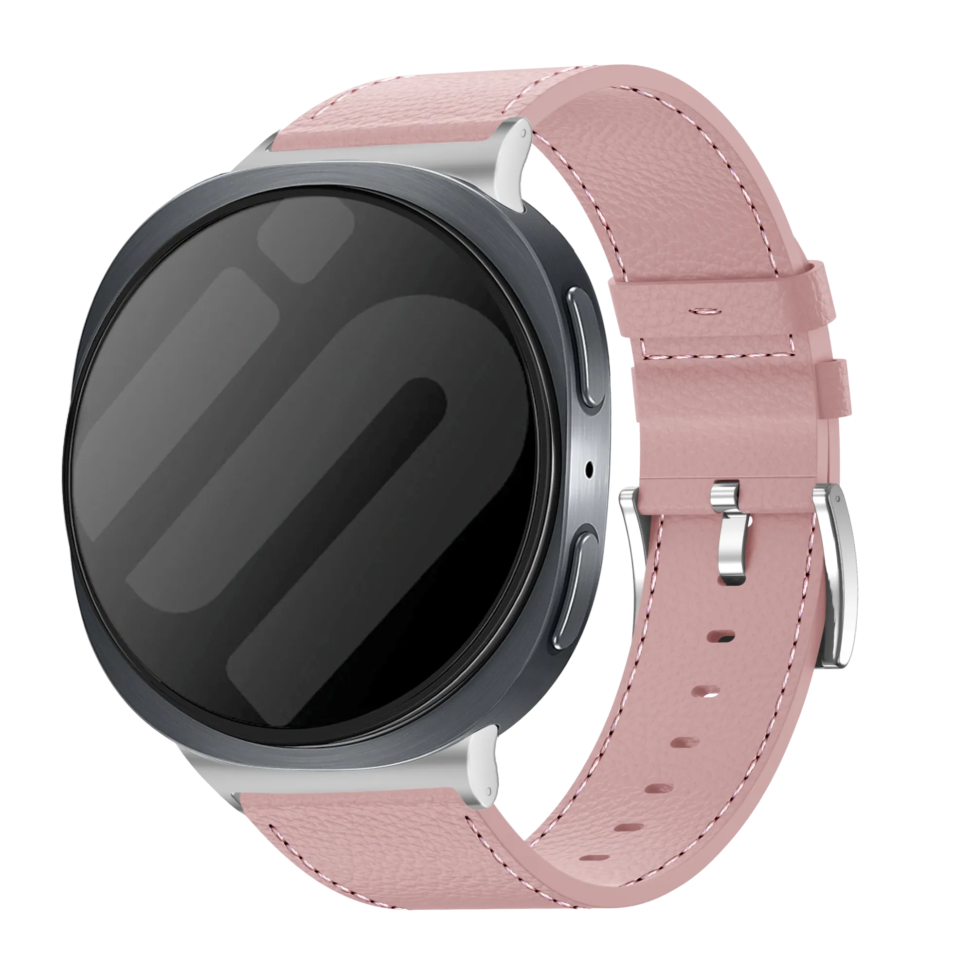 Samsung Galaxy Watch 8 Classic Leather Grain Strap (Pink)