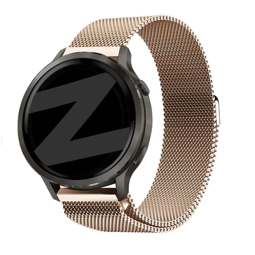 Bandz Correa milanesa Loop Garmin Venu 4 - 41mm (rosa dorado)