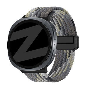 Bandz Correa trenzada magnética Samsung Galaxy Watch 8 Classic (mandala negro)