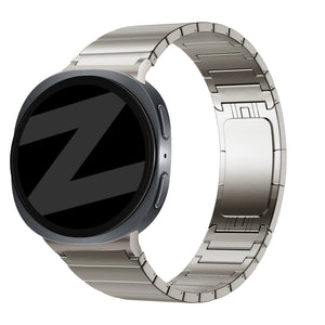 Bandz Correa titanio 'One Bead' Samsung Galaxy Watch 8 Classic (titanio)