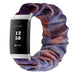 Correa elástica  Fitbit Charge 3 (azul/rosa)
