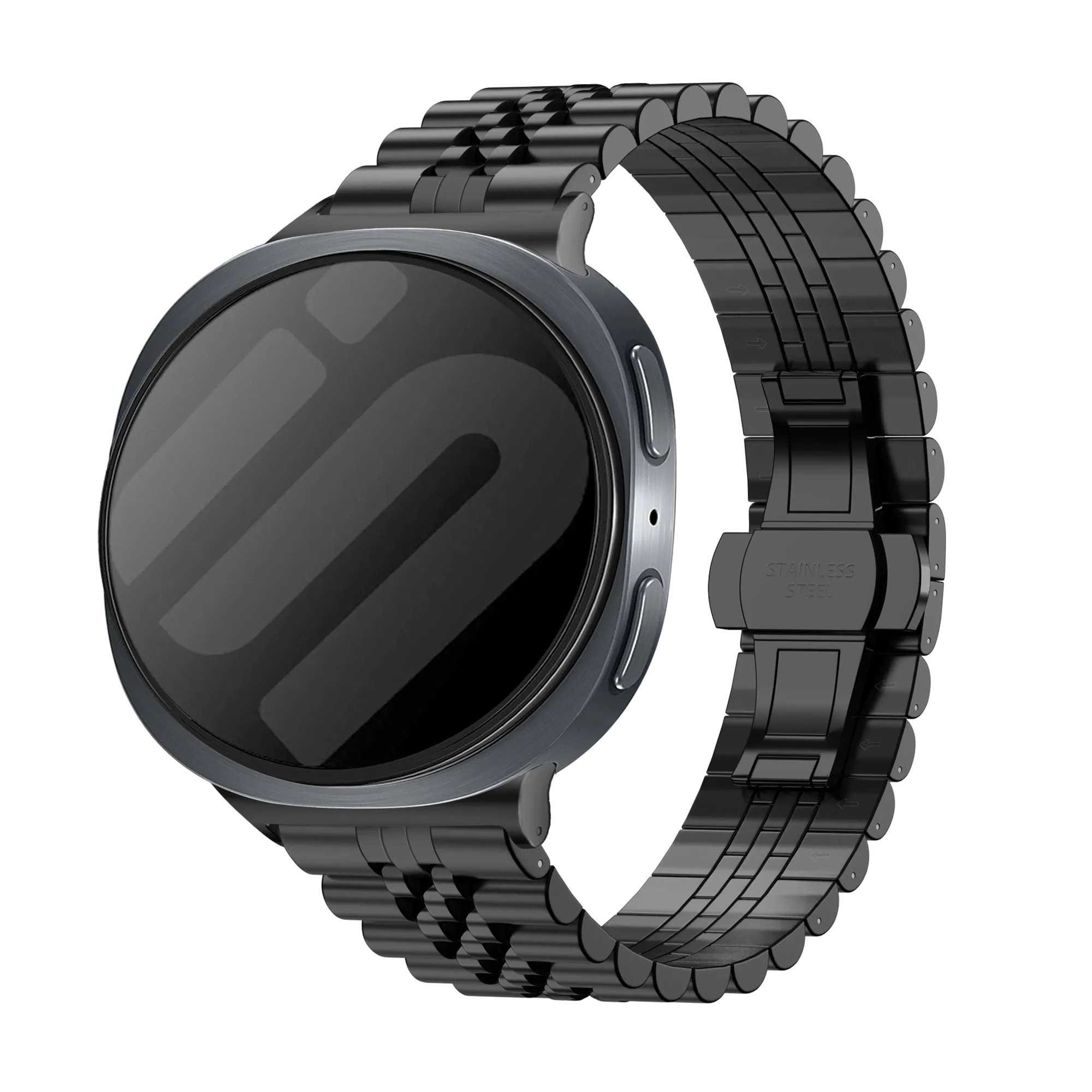 Samsung Galaxy Watch 8 - 44mm Jubilee Steel Strap (Black)