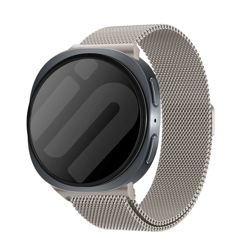 Samsung Galaxy Watch 8 - 44mm Milanese Strap (Starlight)