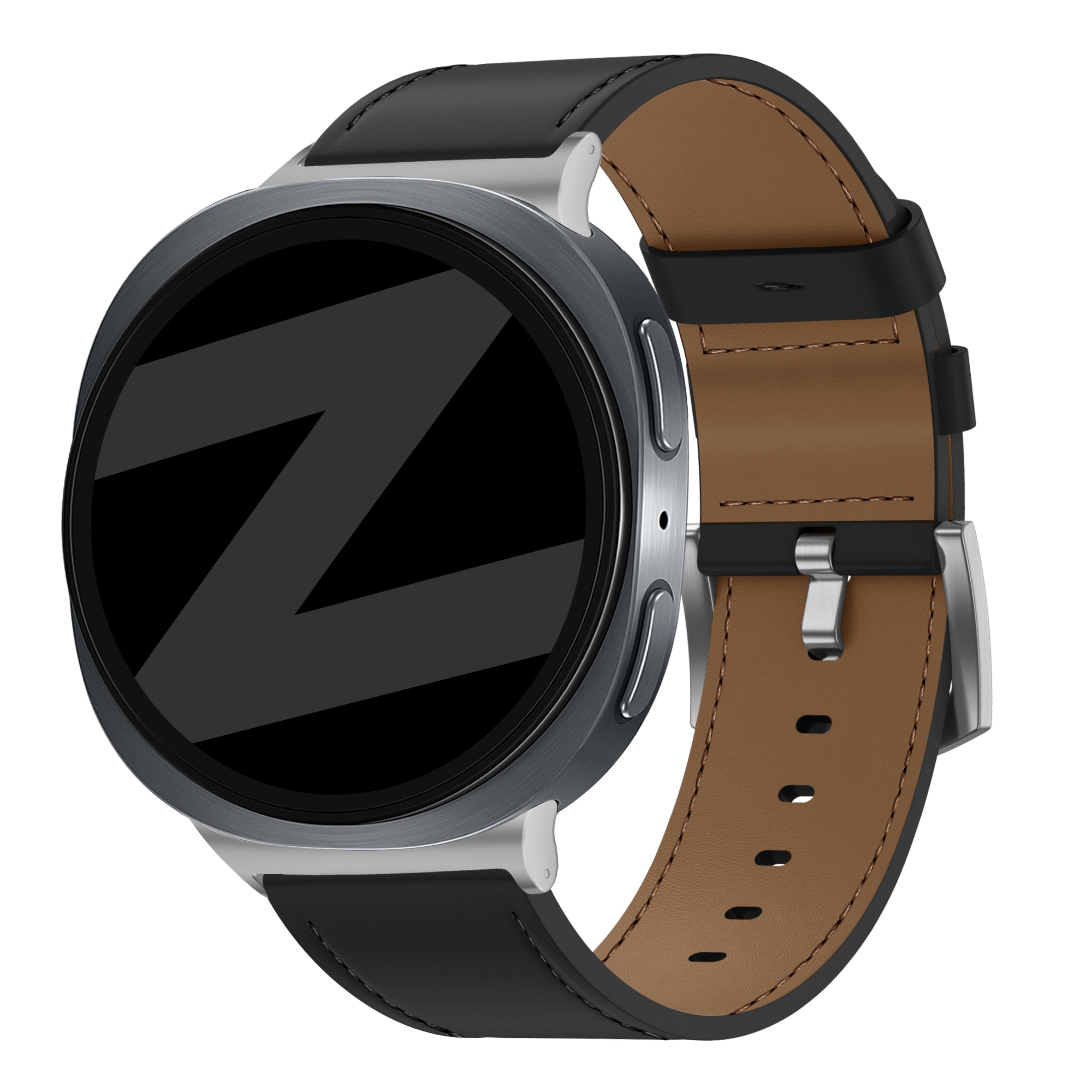 Bandz Correa cuero 'Classic' Samsung Galaxy Watch 8 - 44mm (negro)