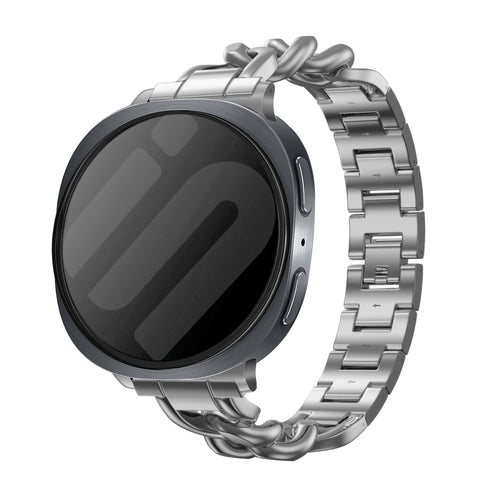Correa acero cadena Samsung Galaxy Watch 8 - 44mm (plateado)