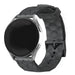 ICE Smart TKS Rectangular 1.41 Silicone Strap Hexagons (Black)