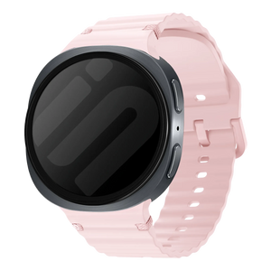 Correa silicona ondulada Samsung Galaxy Watch 8 - 44mm (rosa)