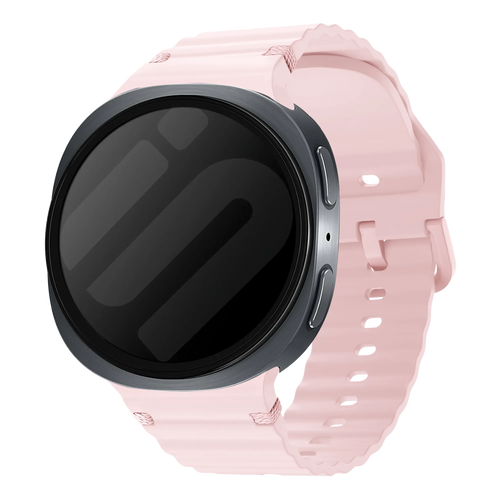 Correa silicona ondulada Samsung Galaxy Watch 8 - 44mm (rosa)