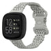 Correa silicona con estampado Fitbit Versa 3 (gris)