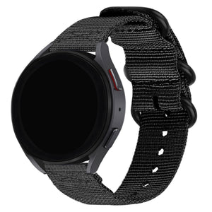 BALR Correa nylon con hebilla Samsung Galaxy Watch 3 - 45mm (negro)