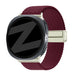 Bandz Samsung Galaxy Watch 8 - 40mm Magnetic Braided Strap (Wine Red)