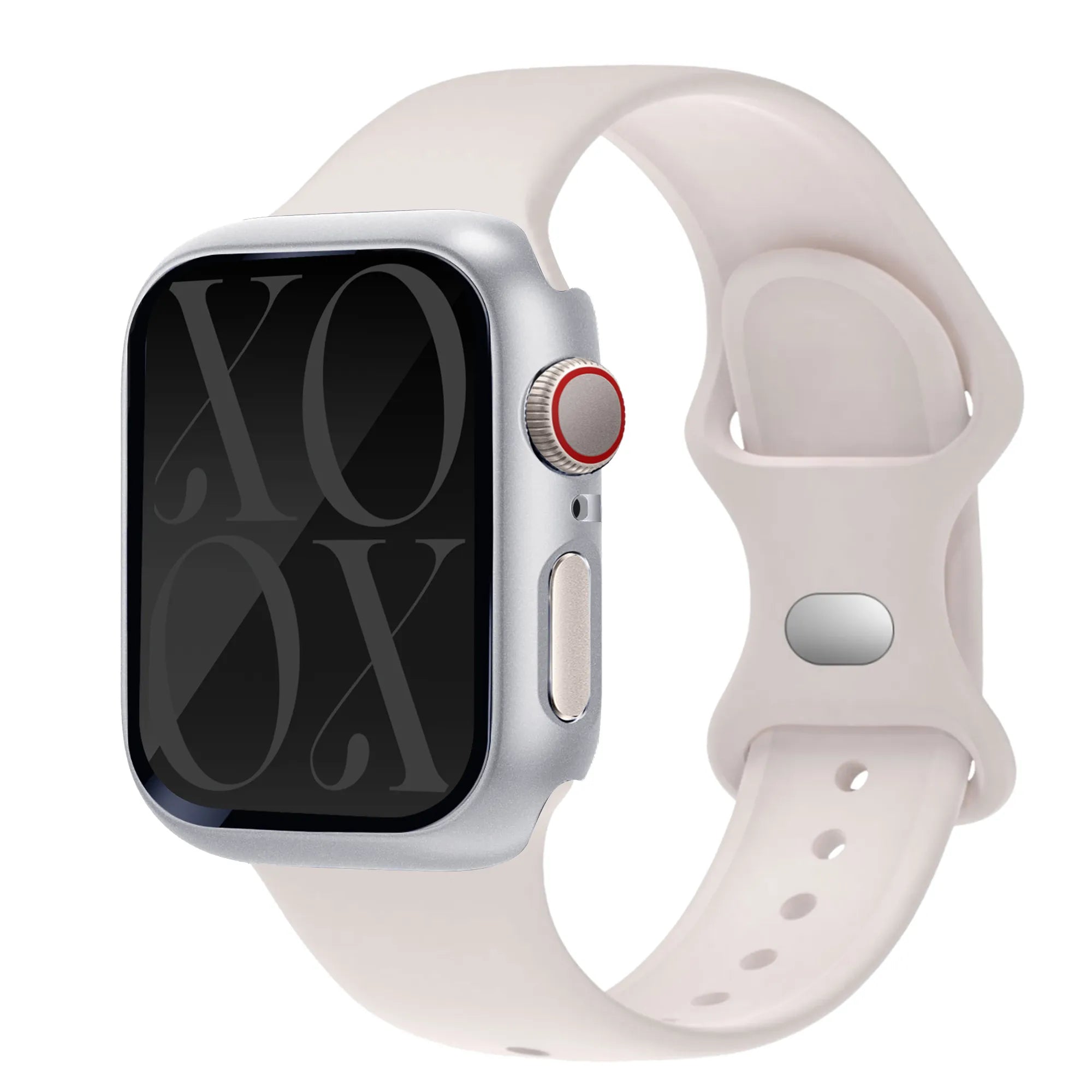 xoxo Wildhearts Funda Apple Watch (plateado)
