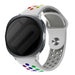 Samsung Galaxy Watch 8 - 44mm Sport Strap (White/Colourful)