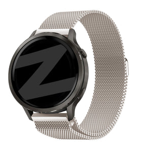 Bandz Correa milanesa Loop Garmin Vivoactive 6 (blanco estrella)