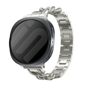Correa acero cadena Samsung Galaxy Watch 8 - 44mm (blanco estrella)