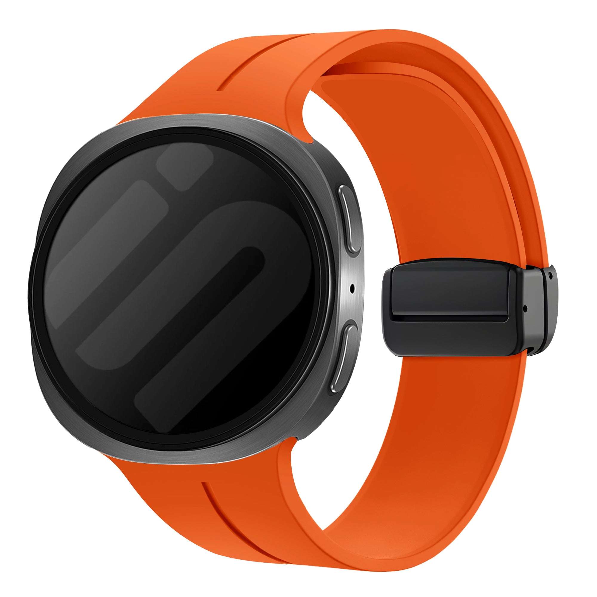Correa silicona con hebilla-D Samsung Galaxy Watch 9 - 40mm (naranja)