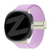 Bandz Samsung Galaxy Watch 9 - 44mm Magnetic Braided Strap (Lilac)