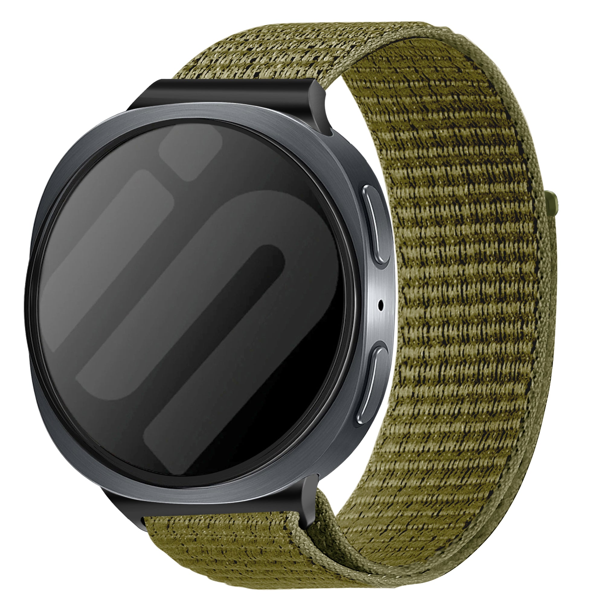 Correa nylon Samsung Galaxy Watch 8 - 44mm (oliva)