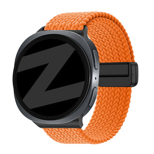 Bandz Correa trenzada magnética Samsung Galaxy Watch 8 Classic (naranja)