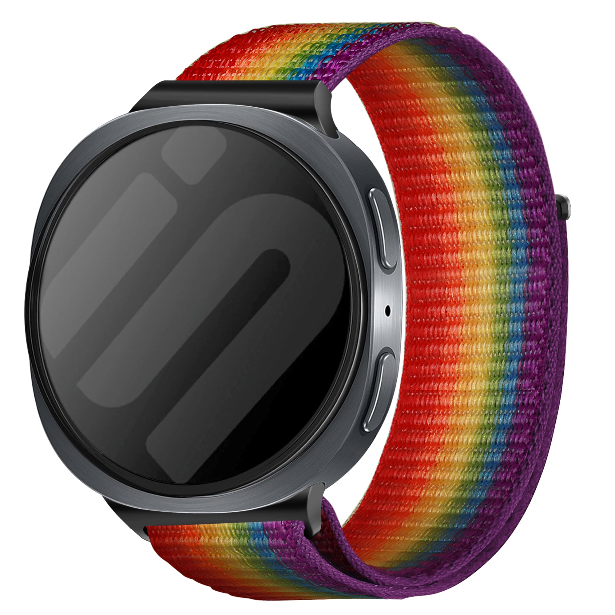 Correa nylon Samsung Galaxy Watch 9 - 44mm (arcoíris)