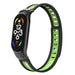 Correa deportiva con marco Xiaomi Mi Band 7 (negro/verde)
