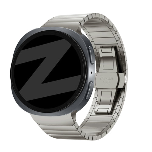 Bandz Correa acero 'One Bead' Samsung Galaxy Watch 8 Classic (titanio)