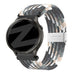 Bandz Correa nylon tejida Garmin Forerunner 70 (negro mandala)