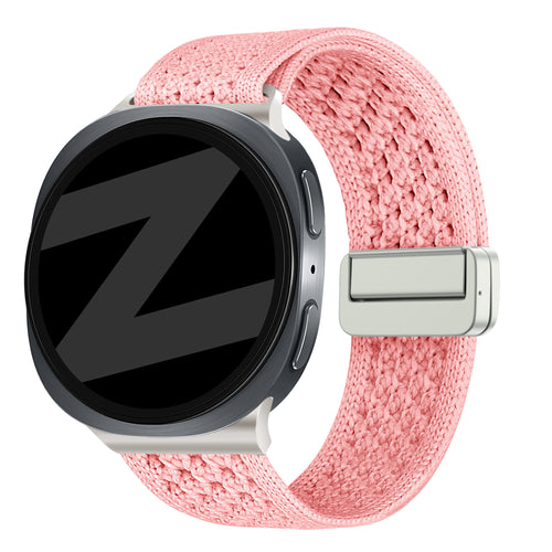Bandz Samsung Galaxy Watch 9 - 40mm Vintage Nylon Strap (Pink)
