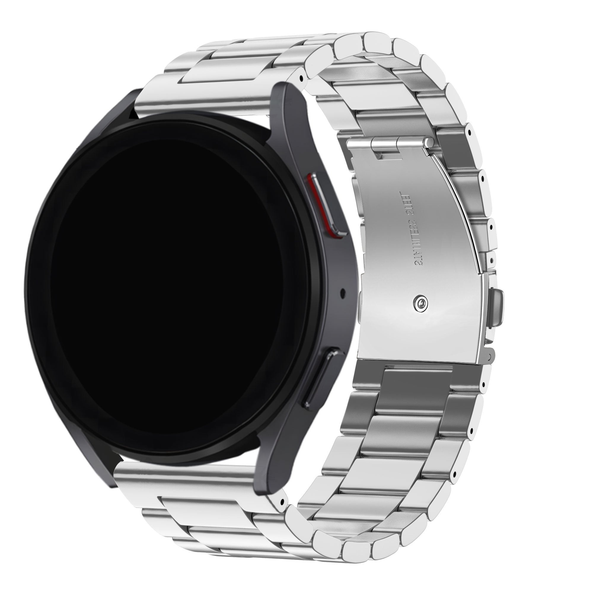 BALR Huawei Watch GT 3 42mm Steel Link Strap (Silver)