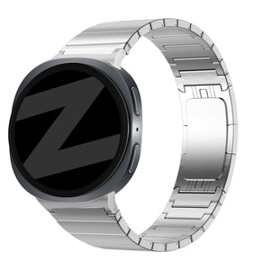 Bandz Correa titanio 'One Bead' Samsung Galaxy Watch 8 Classic (plateado)