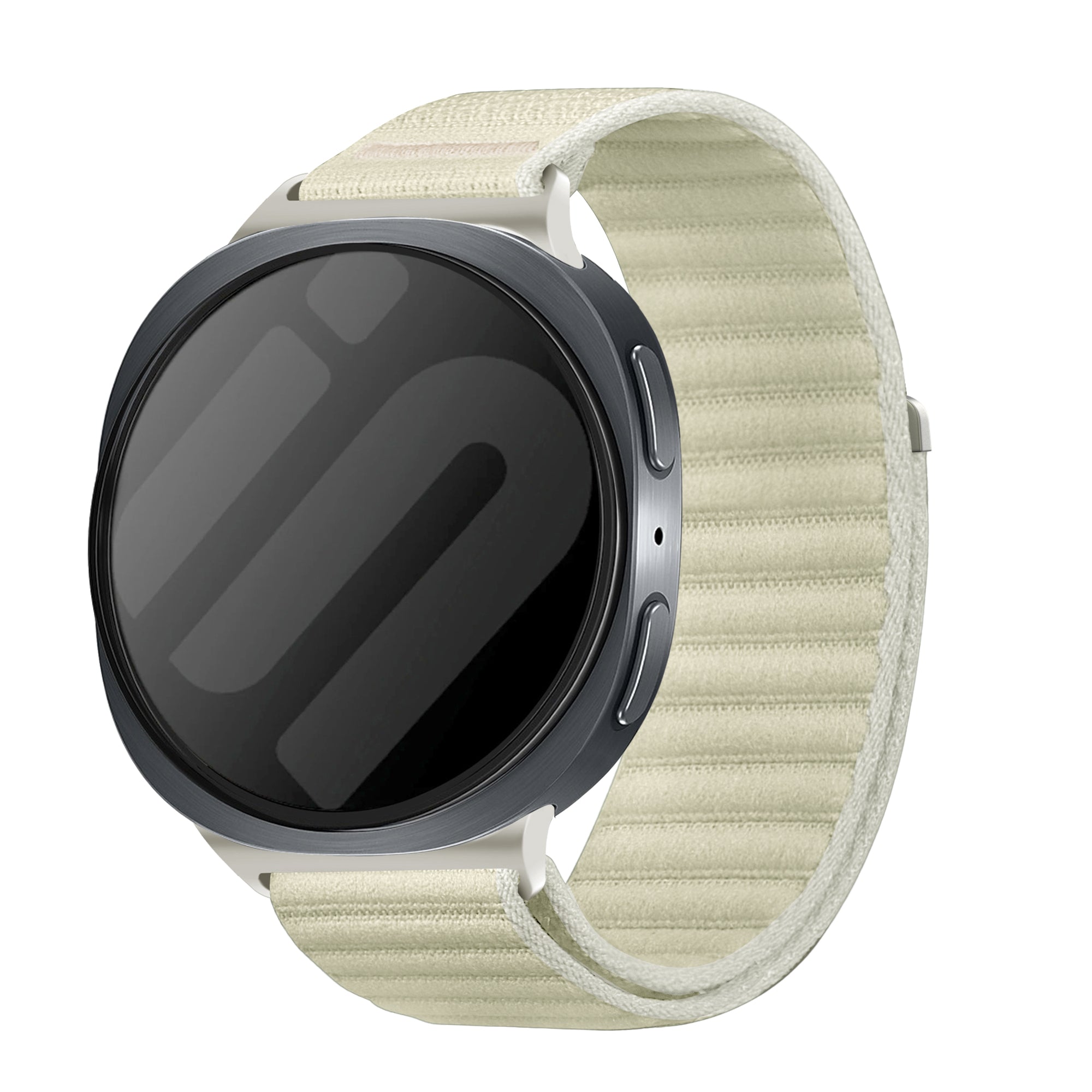 Correa nylon ondulada Samsung Galaxy Watch 9 - 40mm (blanco estrella)