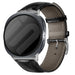 Correa cuero cocodrilo Samsung Galaxy Watch 8 - 40mm (negro)