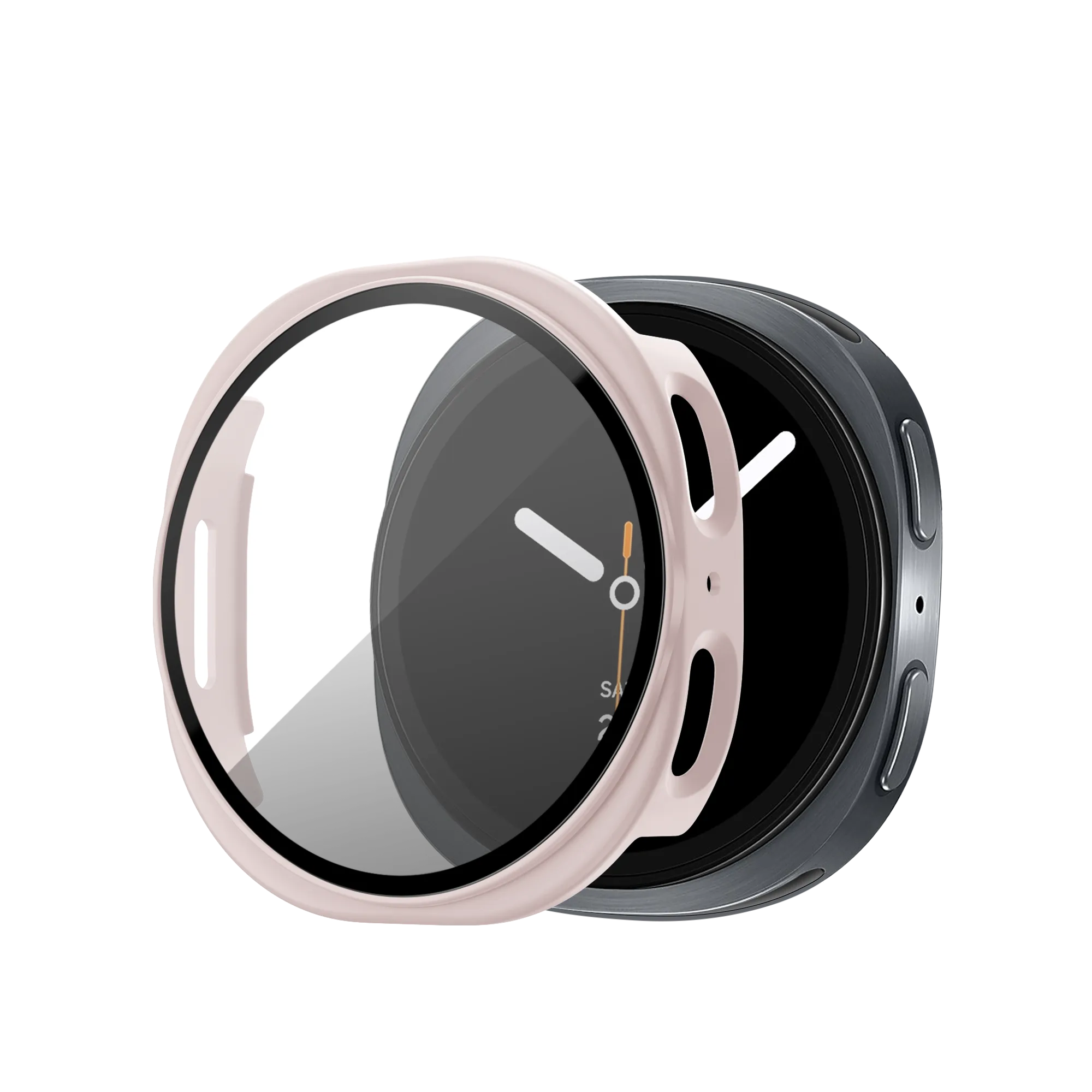 Bandz Funda PC con vidrio Samsung Galaxy Watch 8 - 40mm (rosa)