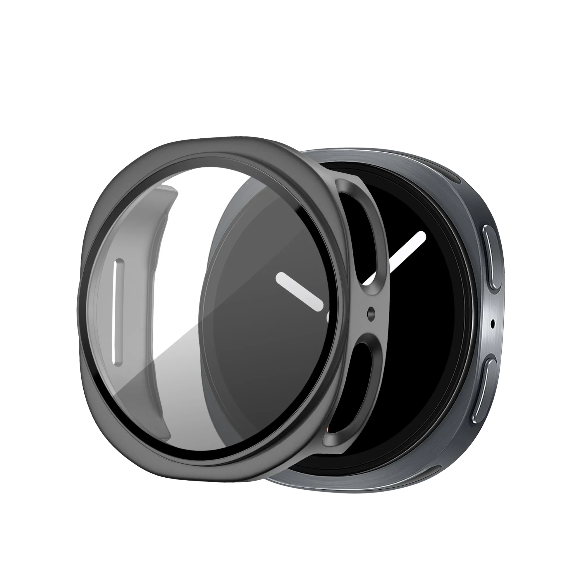 Bandz Samsung Galaxy Watch 8 - 44mm / 9 - 44mm PC Cover with Glass