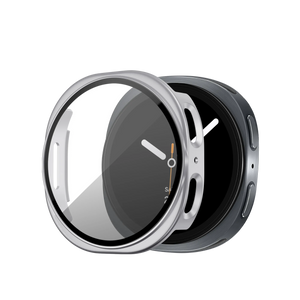 Bandz Funda PC con vidrio Samsung Galaxy Watch 8 - 44mm (plateado)