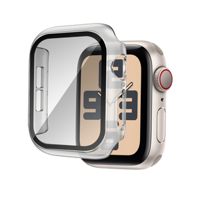 Bandz Funda PC con vidrio Apple Watch 10/11 (transparente)