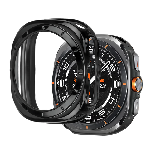 Bandz Funda TPU galvanizado Samsung Galaxy Watch Ultra (negro)