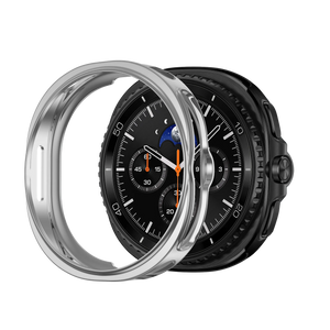 Bandz Funda TPU Samsung Galaxy Watch 8 Classic (plateado)
