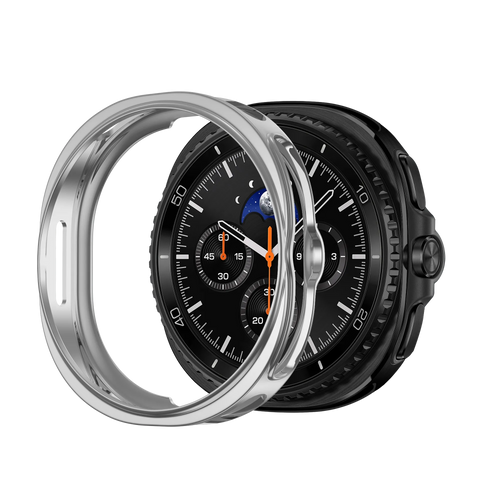 Bandz Funda TPU Samsung Galaxy Watch 8 Classic (plateado)