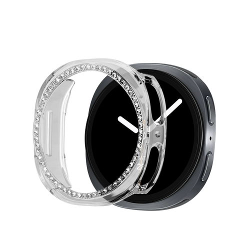 Bandz Funda PC Diamante Samsung Galaxy Watch 8 - 40mm (transparente)