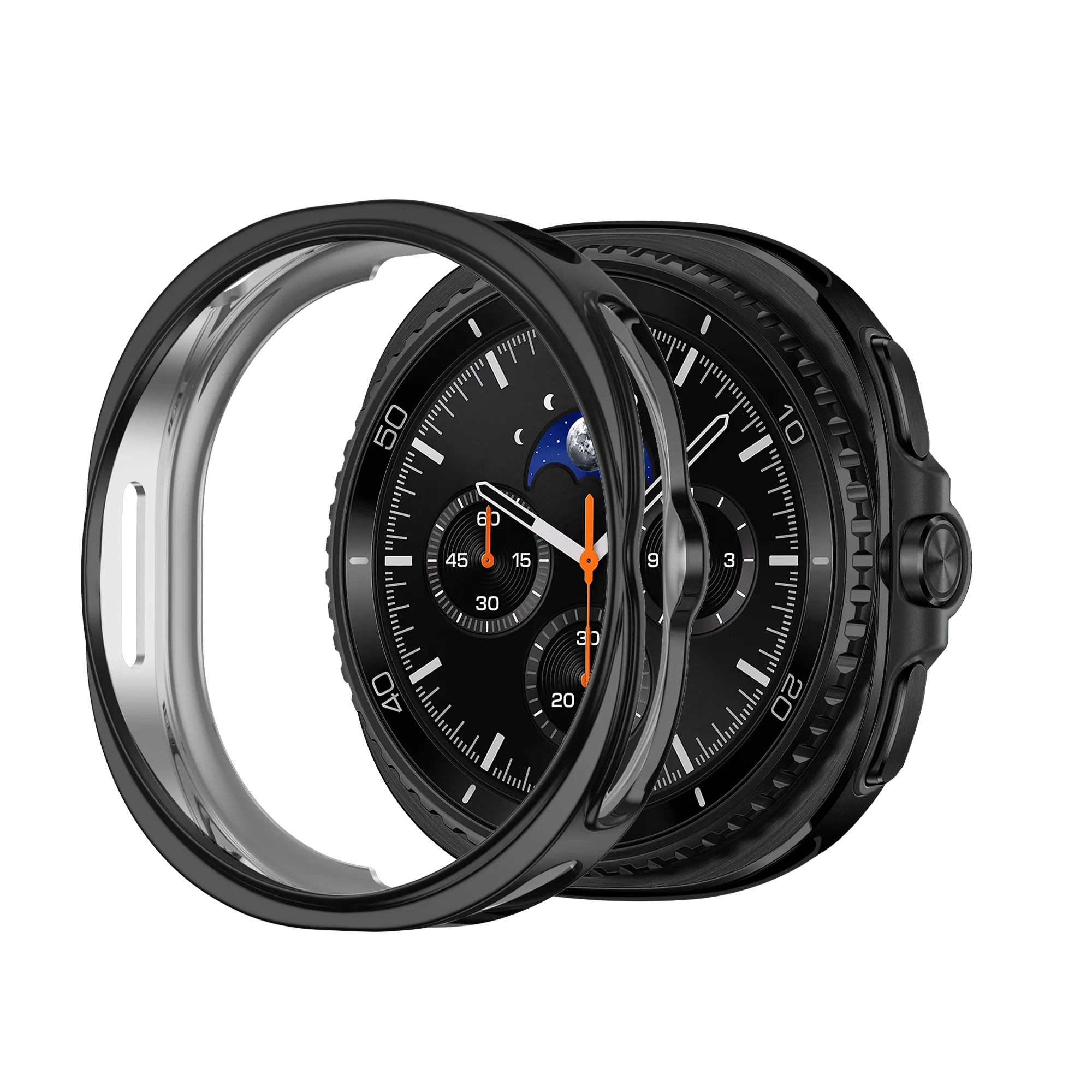 Bandz Funda TPU Samsung Galaxy Watch 8 Classic (negro)