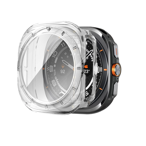 Bandz Funda PC con vidrio Samsung Galaxy Watch Ultra (transparente)