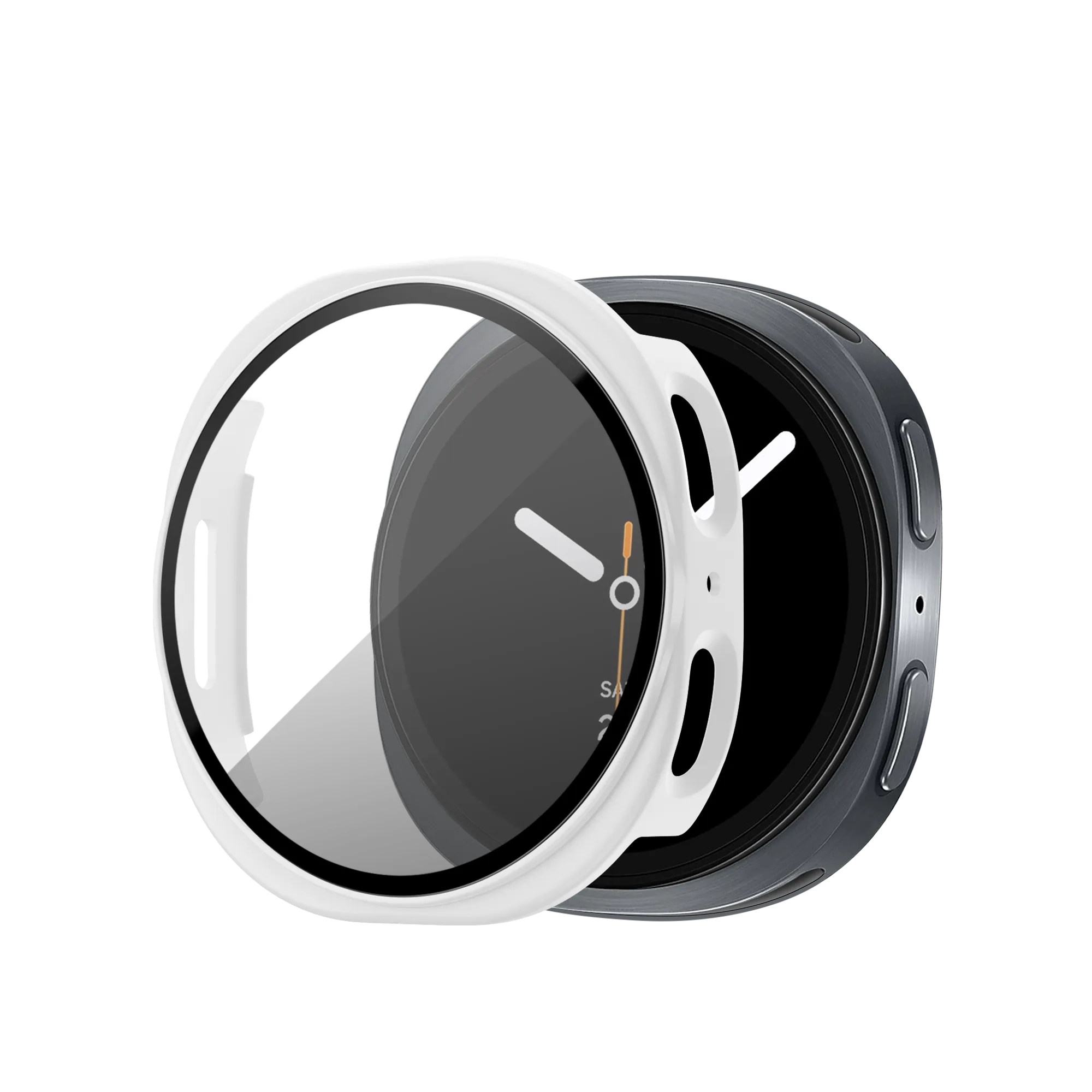 Bandz Samsung Galaxy Watch 8 - 44mm / 9 - 44mm PC Cover with Glass