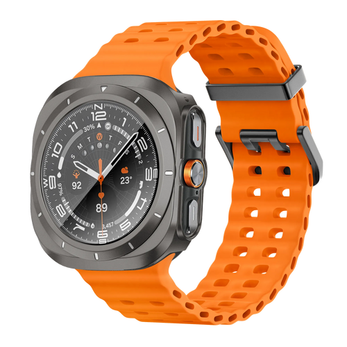Bandz Funda PC bisel Samsung Galaxy Watch Ultra (gris titanio /blanco)