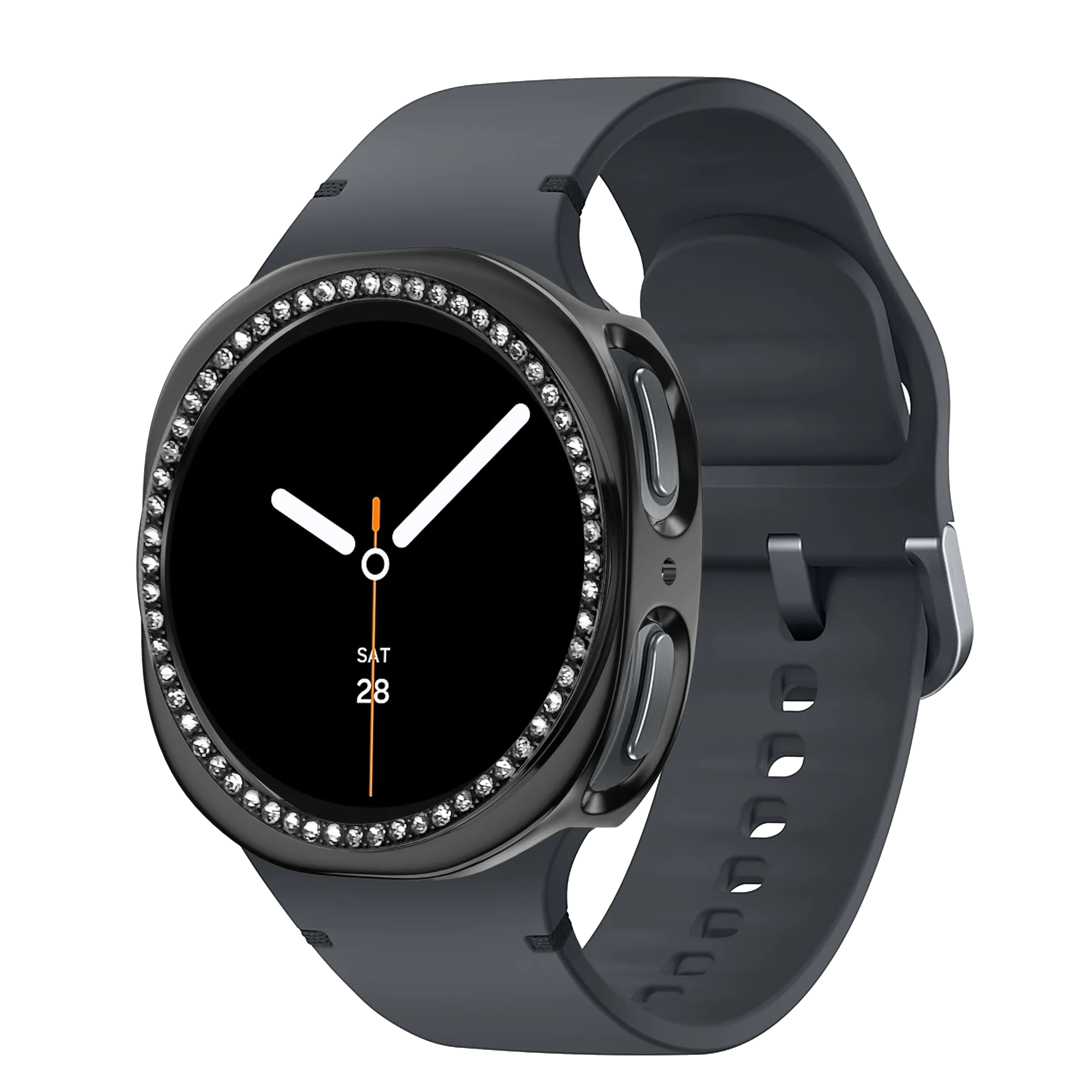 Bandz Funda PC Diamante Samsung Galaxy Watch 8 - 40mm (negro)
