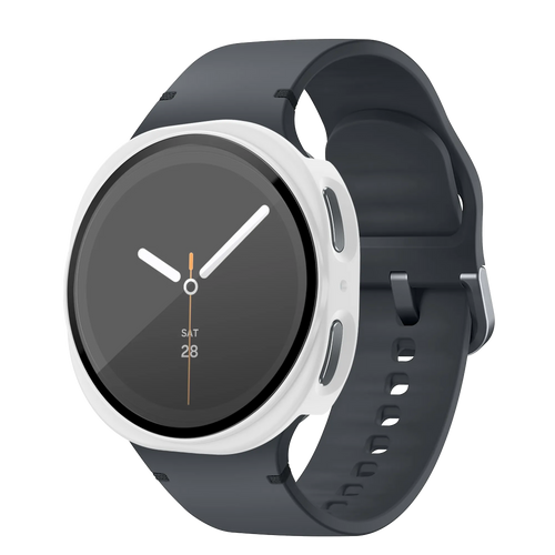 Bandz Funda PC con vidrio Samsung Galaxy Watch 8 - 40mm (blanco)