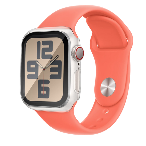 Bandz Funda PC con vidrio Apple Watch 10/11 (transparente)