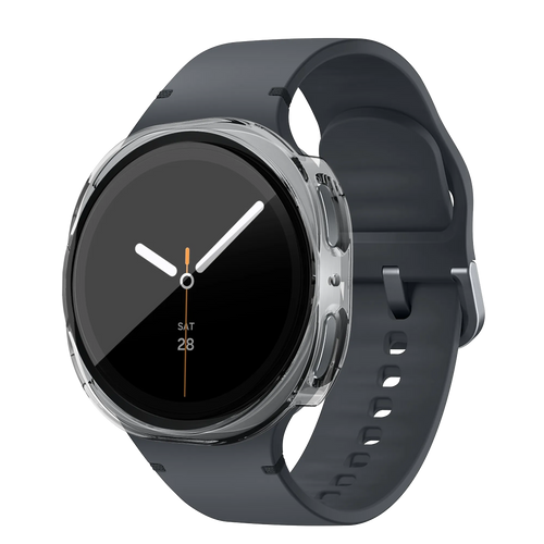 Bandz Samsung Galaxy Watch 8 - 44mm PC Cover with Glass (Transparent)